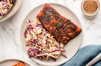 Blackened Salmon in the Air Fryer (9 Minutes)