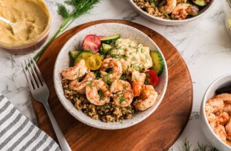 Greek Shrimp Bowls (Easy 20 Minute Dinner)