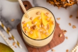 High Protein Mango Pineapple Smoothie (No Banana)